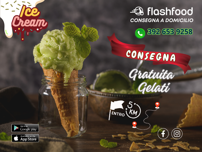 CONSEGNA GRATUITA GELATERIE